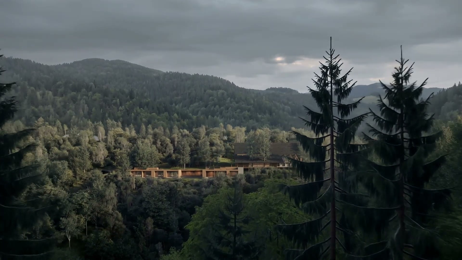 Landscape hotel motion poster